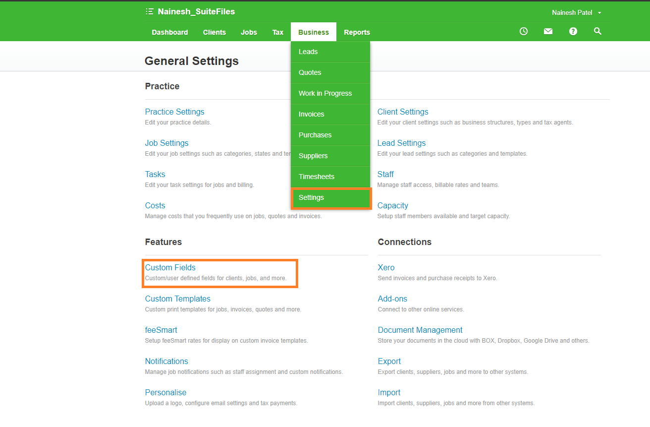 Xero Merge Fields for Templates